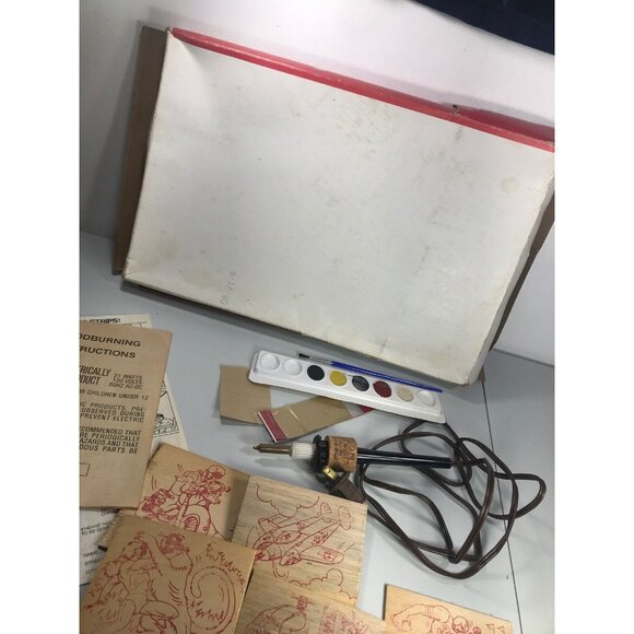 American Toy Wood Burning CHALLENGER I ELECTRIC Wonder Pen W132 Vintage - Picture 8 of 12